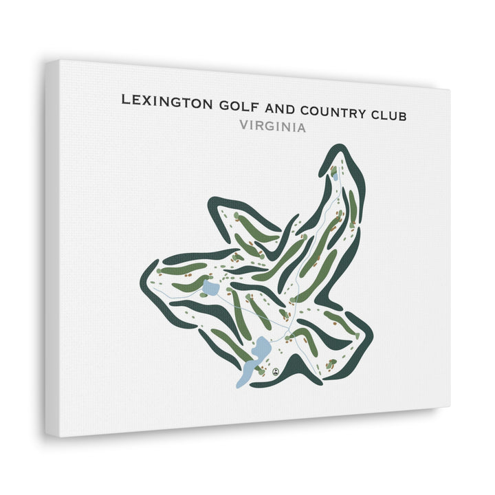 Lexington Golf & Country Club, Virginia - Printed Golf Courses