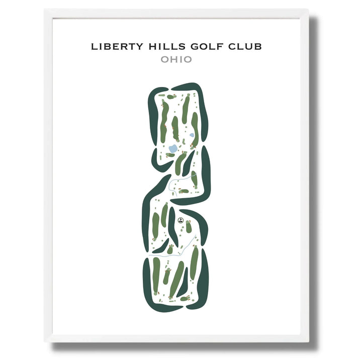 Liberty Hills Golf Club, Ohio - Printed Golf Courses