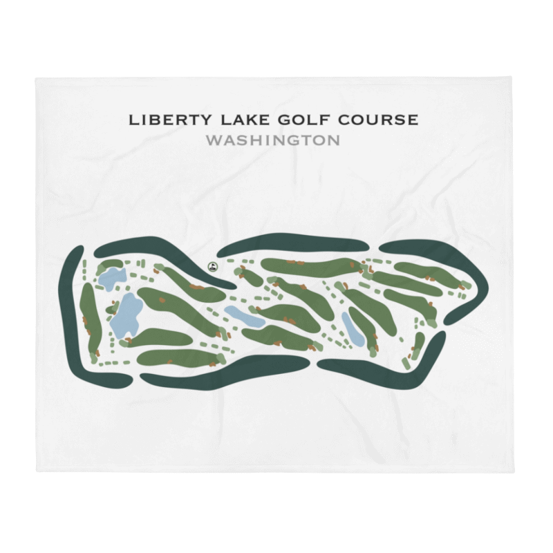 Liberty Lake Golf Course, Washington - Printed Golf Course