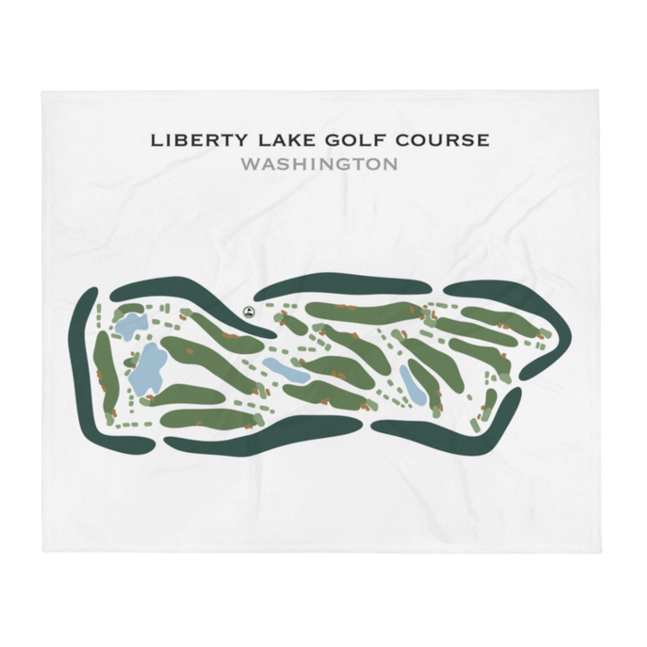 Liberty Lake Golf Course, Washington - Printed Golf Course