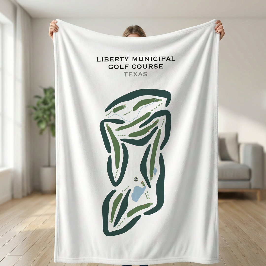 Liberty Municipal Golf Course, Texas - Printed Golf Courses