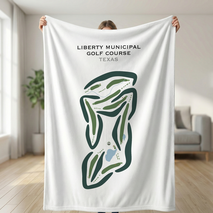 Liberty Municipal Golf Course, Texas - Printed Golf Courses