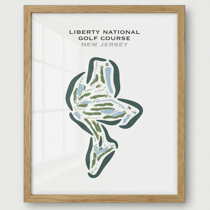 Liberty National Golf Club, New Jersey - Printed Golf Courses