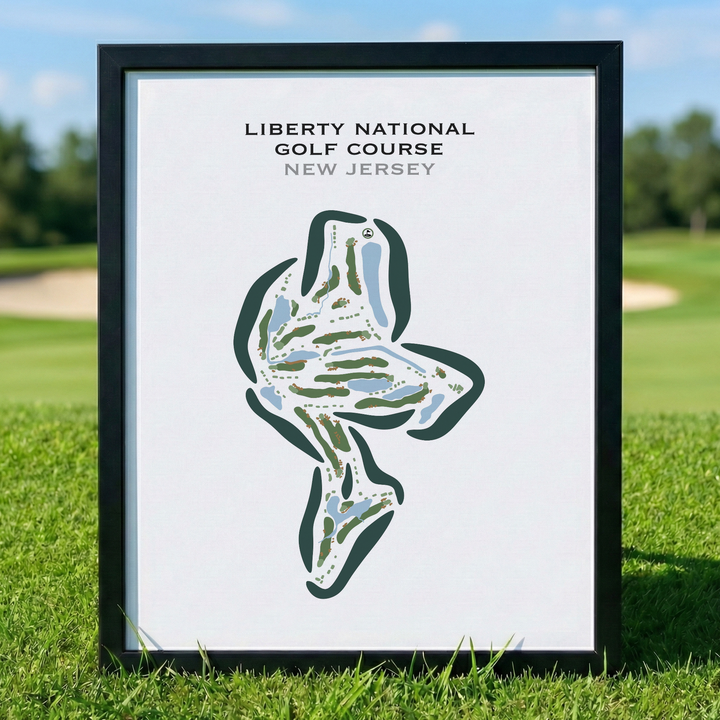 Liberty National Golf Club, New Jersey - Printed Golf Courses