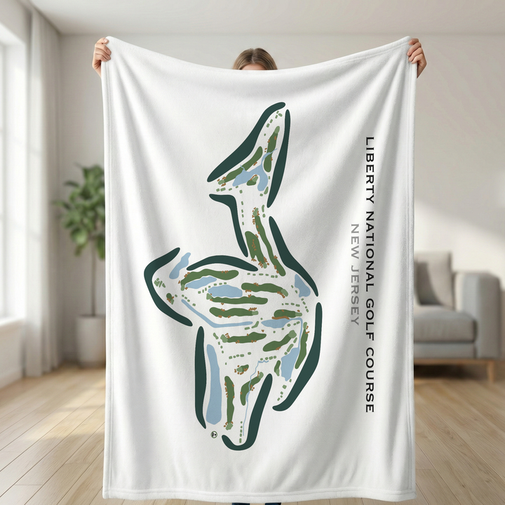 Liberty National Golf Course, New Jersey - Printed Golf Courses