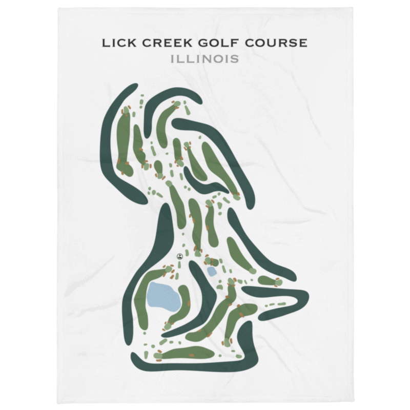 Lick Creek Golf Course, Illinois - Printed Golf Courses