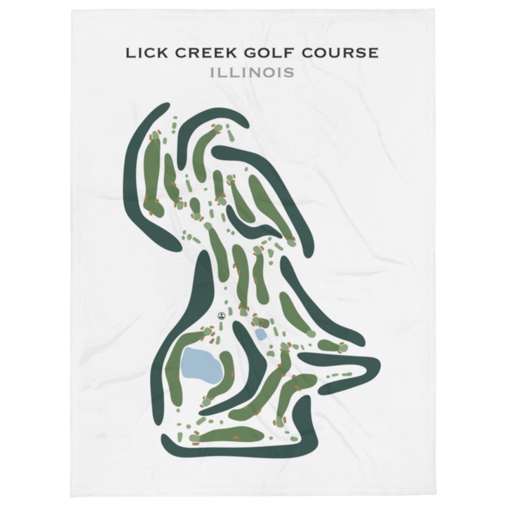 Lick Creek Golf Course, Illinois - Printed Golf Courses