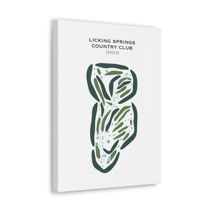 Licking Springs Country Club, Ohio - Printed Golf Courses