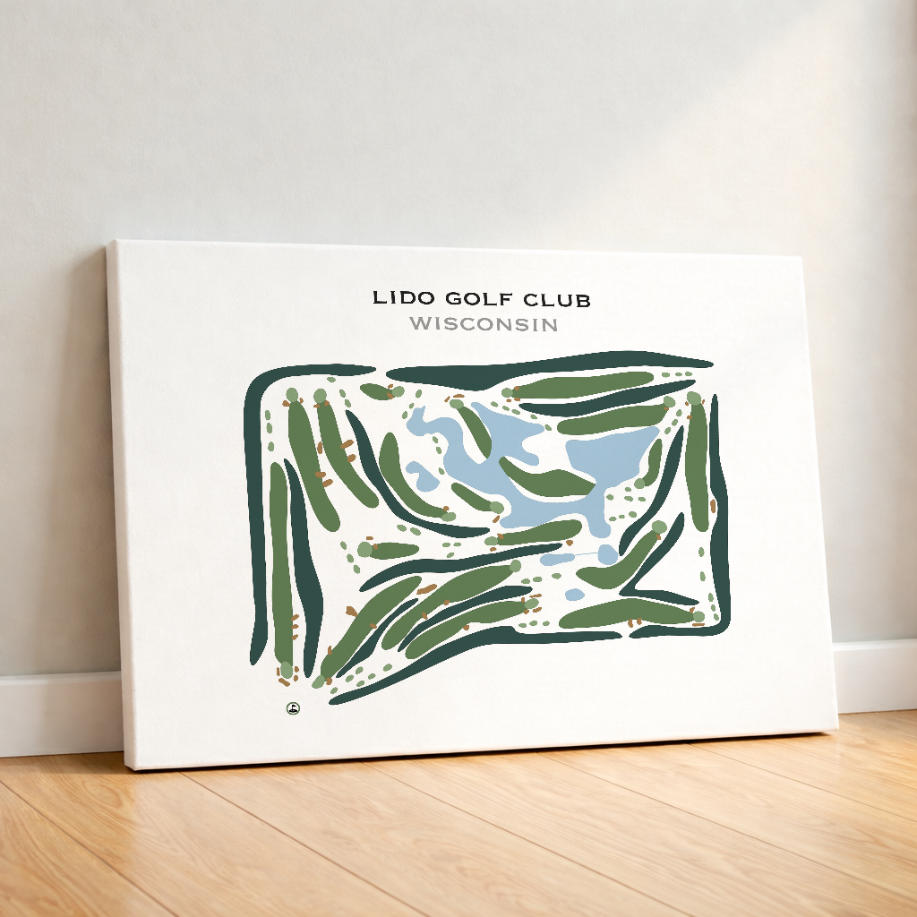 Lido Golf Club, Wisconsin - Printed Golf Courses