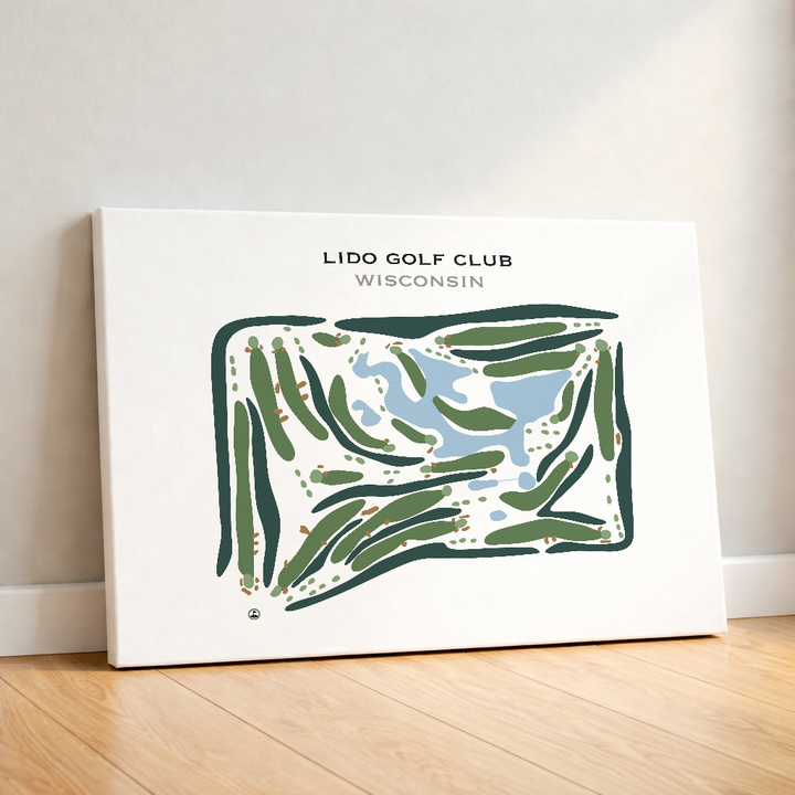 Lido Golf Club, Wisconsin - Printed Golf Courses