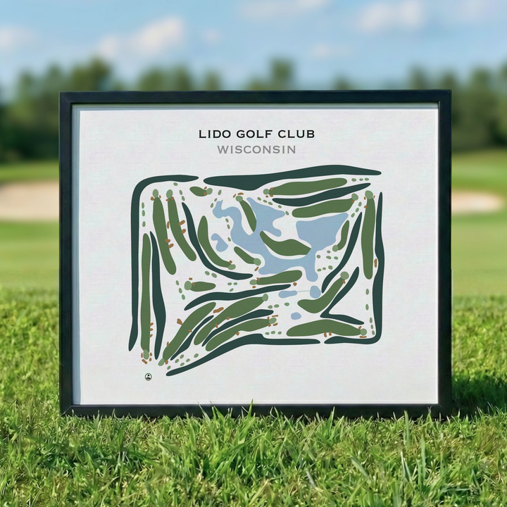 Lido Golf Club, Wisconsin - Printed Golf Courses