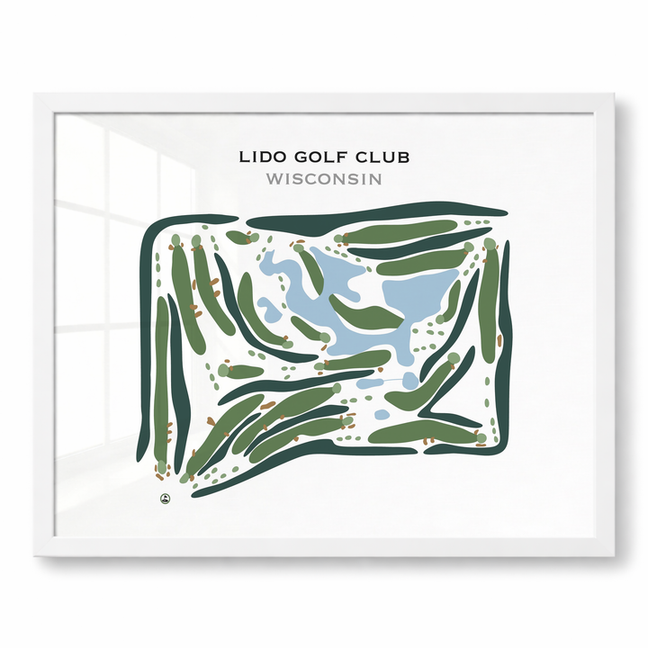 Lido Golf Club, Wisconsin - Printed Golf Courses