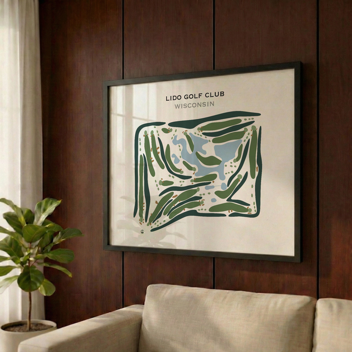 Lido Golf Club, Wisconsin - Printed Golf Courses
