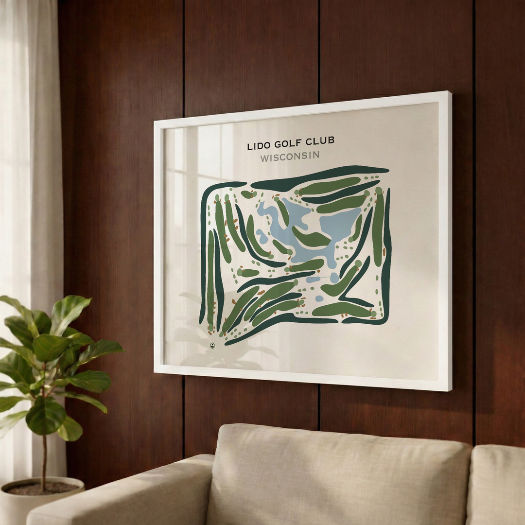 Lido Golf Club, Wisconsin - Printed Golf Courses