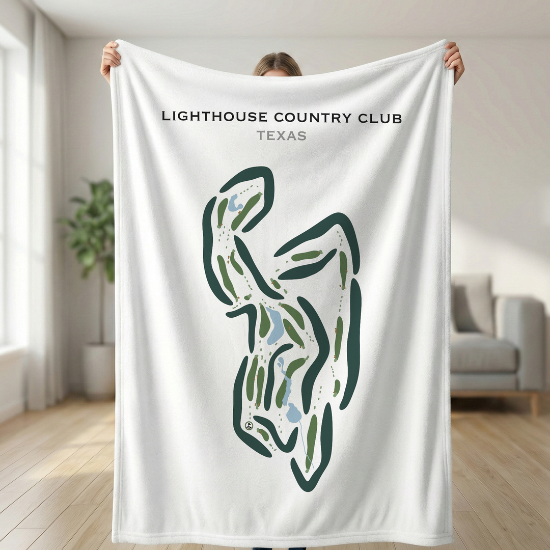 Lighthouse Country Club, Texas - Printed Golf Courses