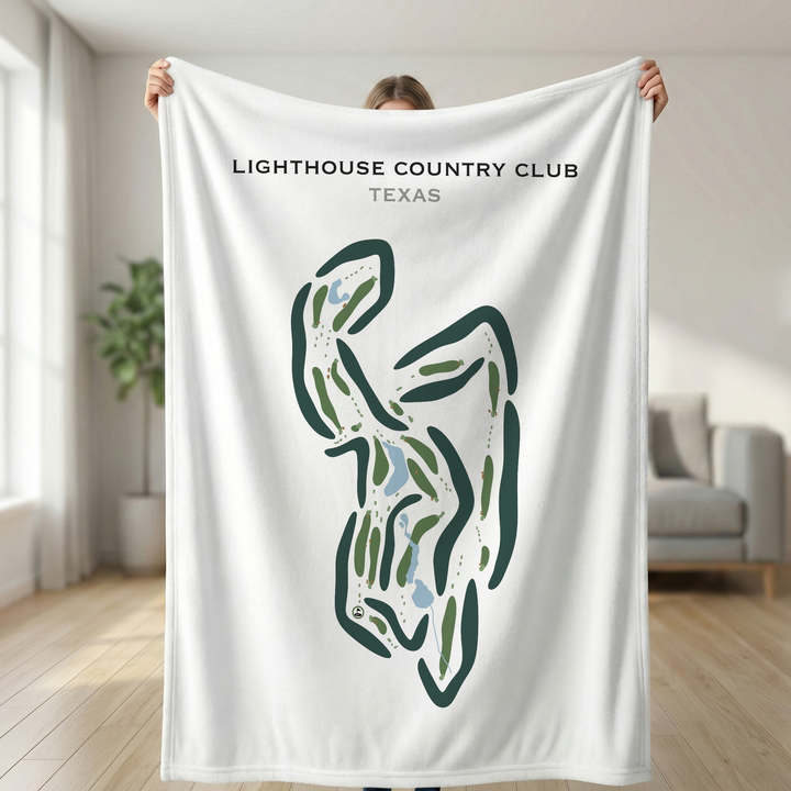Lighthouse Country Club, Texas - Printed Golf Courses