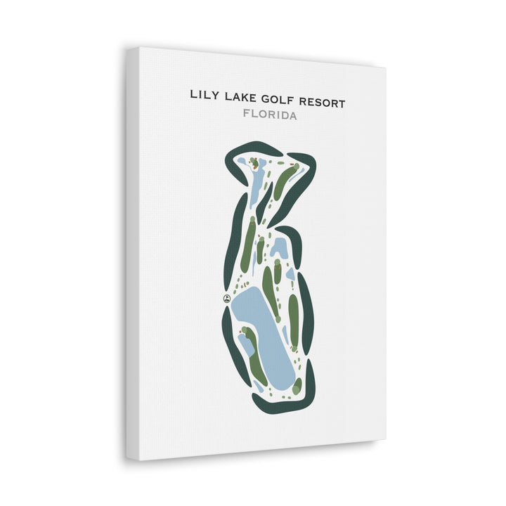 Lily Lake Golf Resort, Florida - Printed Golf Courses
