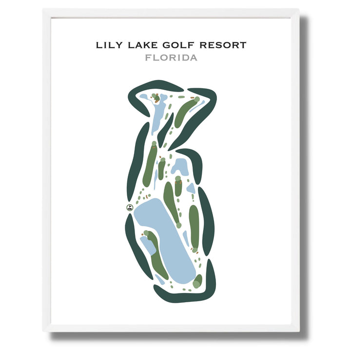 Lily Lake Golf Resort, Florida - Printed Golf Courses