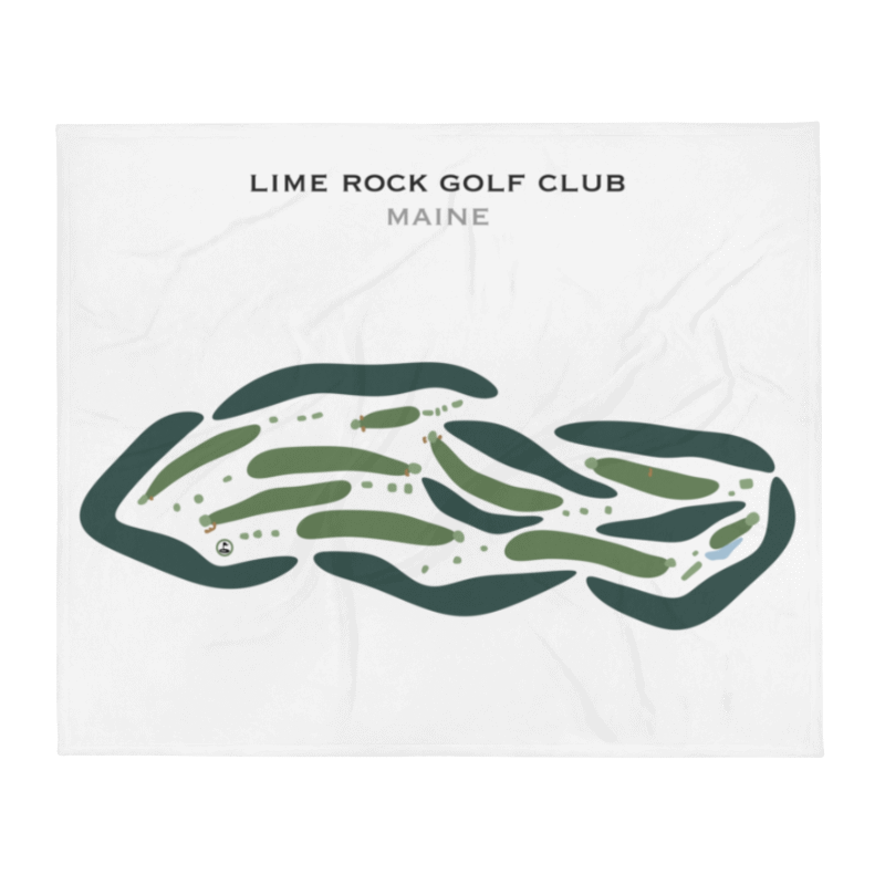 Lime Rock Golf Club, Maine - Printed Golf Courses