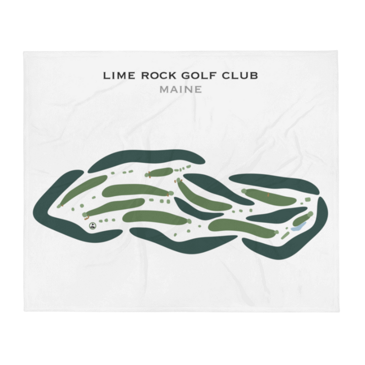 Lime Rock Golf Club, Maine - Printed Golf Courses