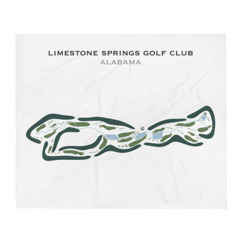 Limestone Springs Golf Club, Alabama - Printed Golf Courses