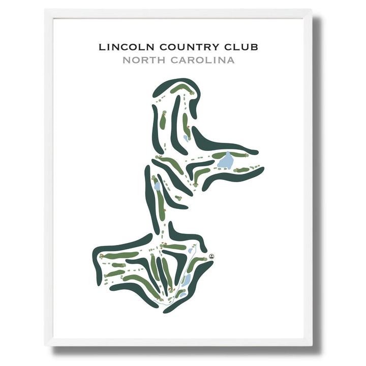 Lincoln Country Club, North Carolina - Golf Course Prints