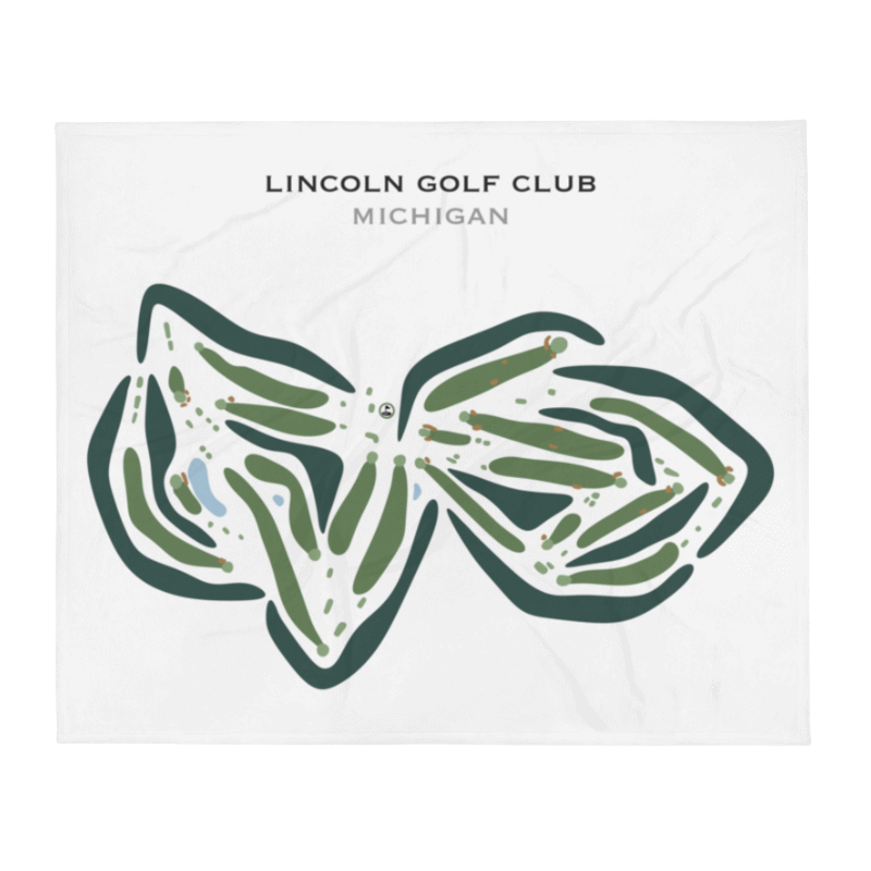 Lincoln Golf Club, Michigan - Printed Golf Courses