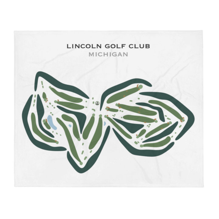 Lincoln Golf Club, Michigan - Printed Golf Courses