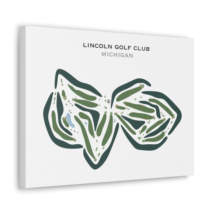 Lincoln Golf Club, Michigan - Printed Golf Courses