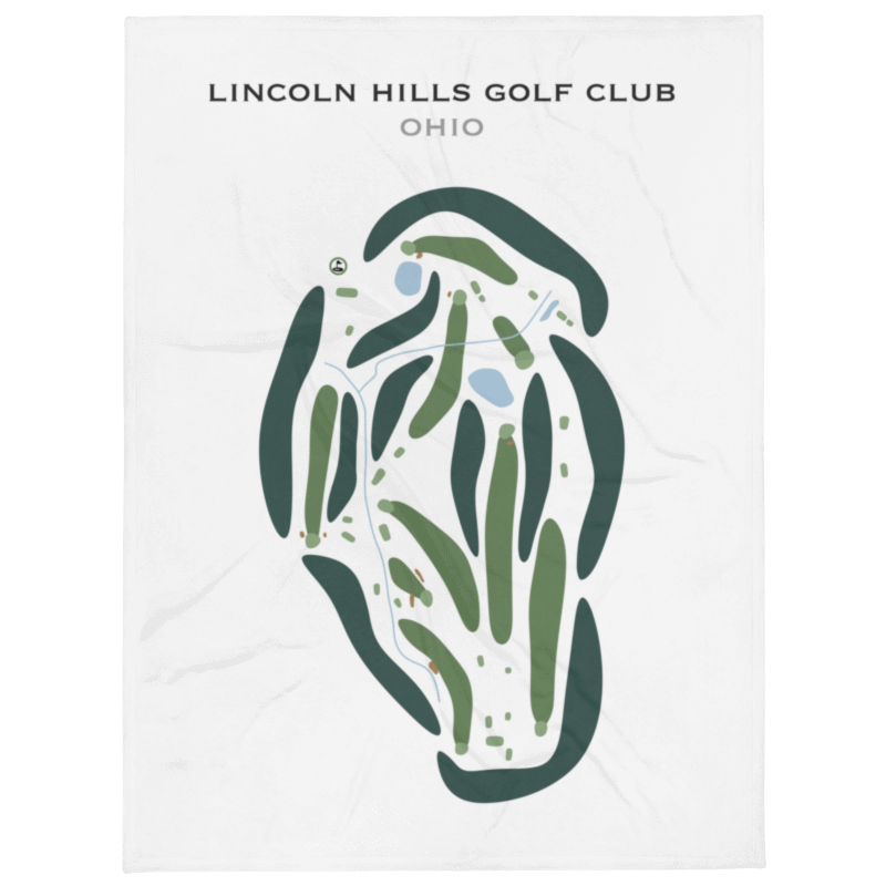 Lincoln Hills Golf Club, Ohio - Printed Golf Courses