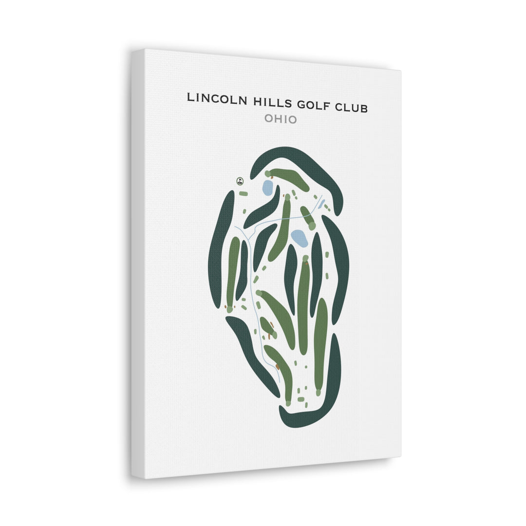 Lincoln Hills Golf Club, Ohio - Printed Golf Courses