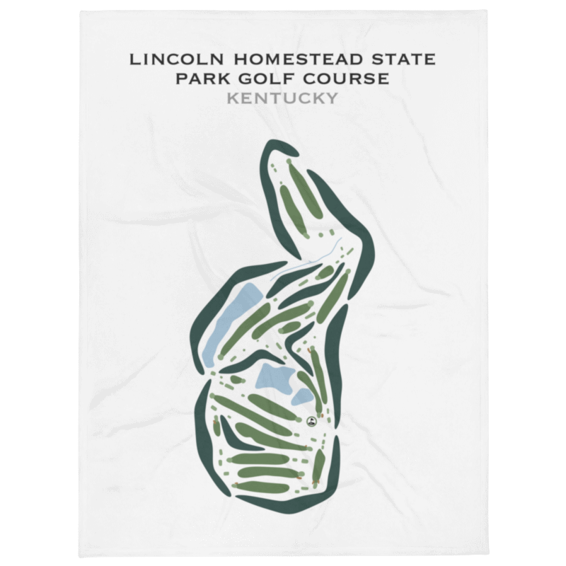 Lincoln Homestead State Park Golf Course, Kentucky - Printed Golf Courses