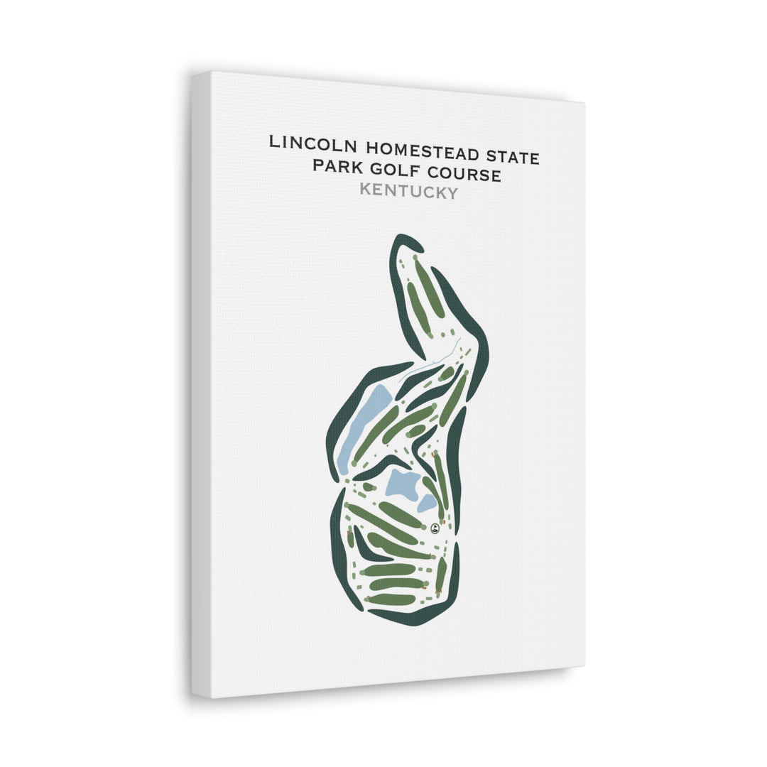 Lincoln Homestead State Park Golf Course, Kentucky - Printed Golf Courses