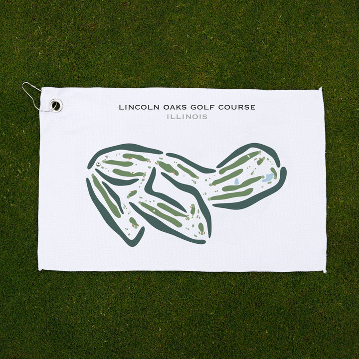 Lincoln Oaks Golf Course, Illinois - Printed Golf Courses