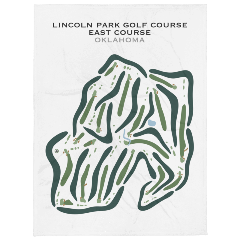 Lincoln Park Golf Course - East Course, Oklahoma - Printed Golf Courses
