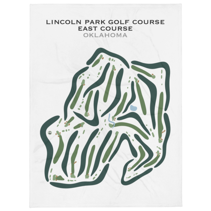 Lincoln Park Golf Course - East Course, Oklahoma - Printed Golf Courses