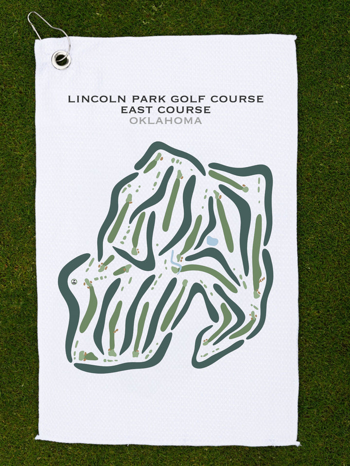 Lincoln Park Golf Course - East Course, Oklahoma - Printed Golf Courses