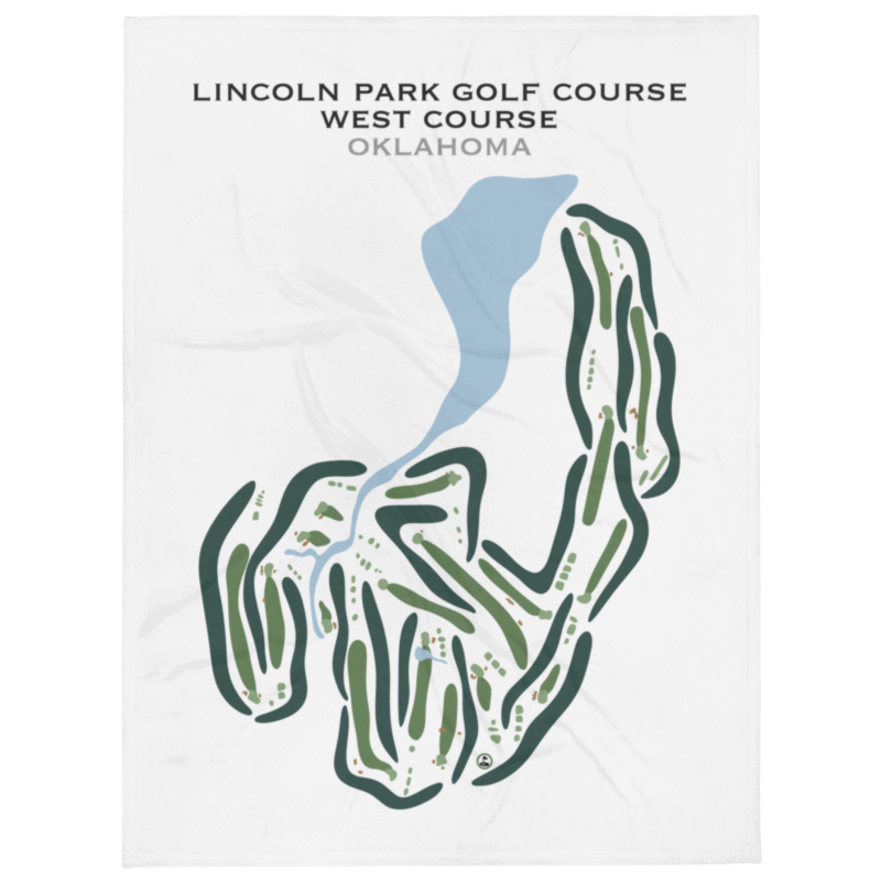 Lincoln Park Golf Course - West Course, Oklahoma - Printed Golf Courses