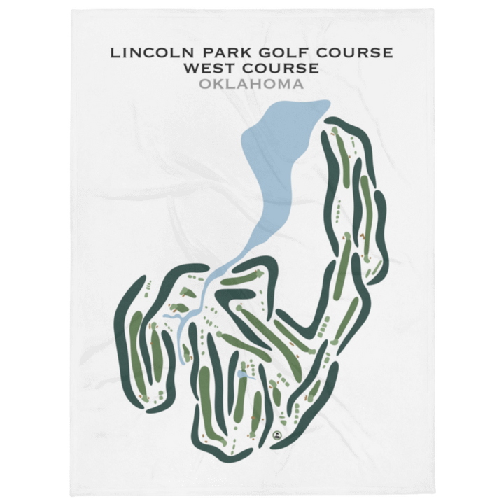 Lincoln Park Golf Course - West Course, Oklahoma - Printed Golf Courses