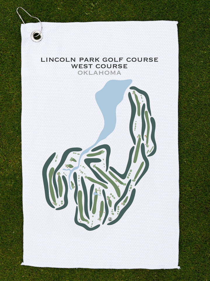 Lincoln Park Golf Course - West Course, Oklahoma - Printed Golf Courses