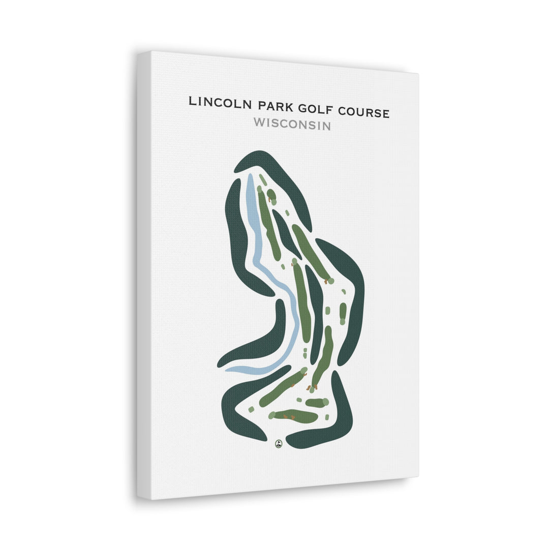 Lincoln Park Golf Course, Wisconsin - Printed Golf Courses