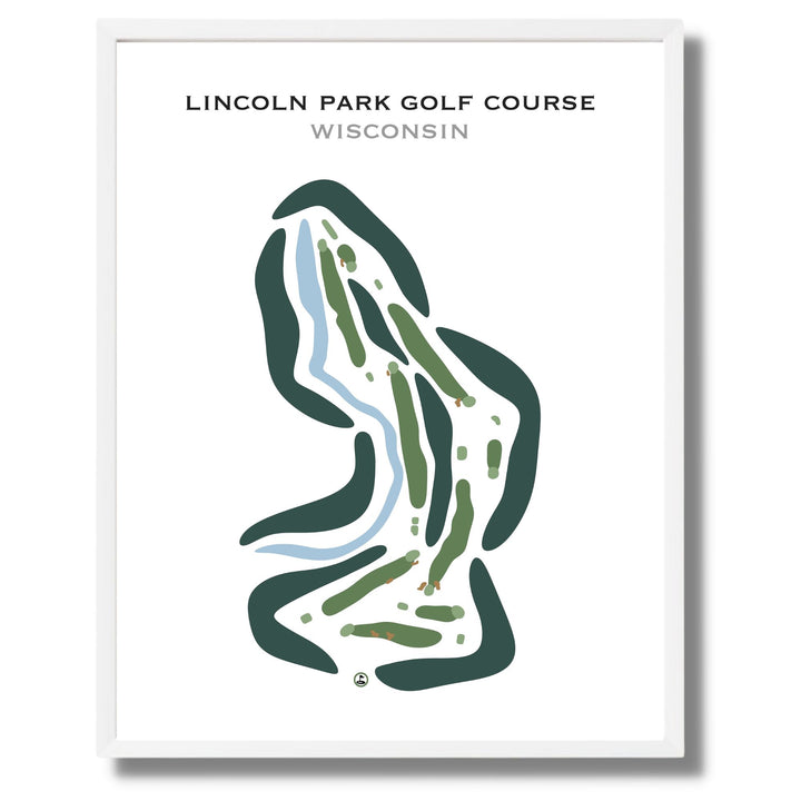 Lincoln Park Golf Course, Wisconsin - Printed Golf Courses