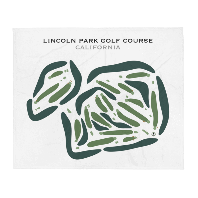 Lincoln Park Golf Course, California - Printed Golf Courses
