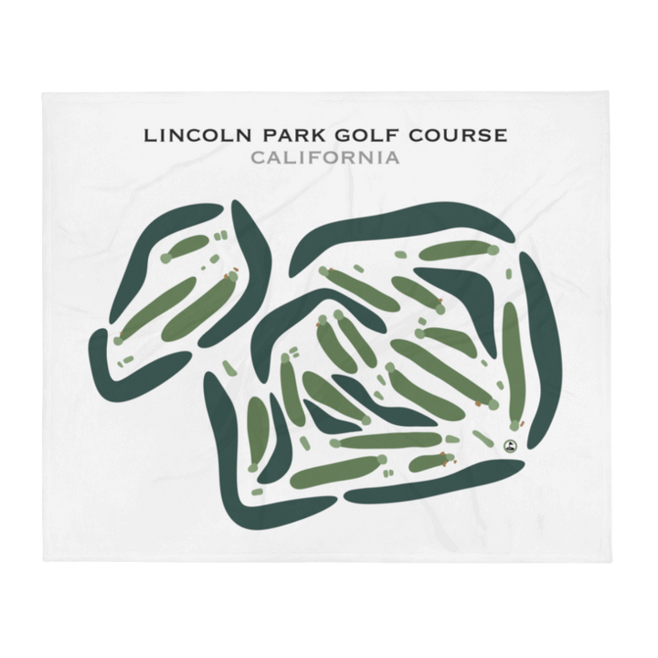 Lincoln Park Golf Course, California - Printed Golf Courses