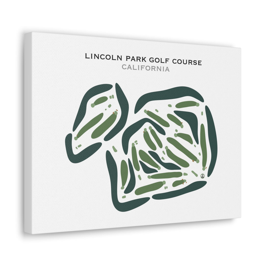 Lincoln Park Golf Course, California - Printed Golf Courses