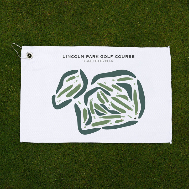 Lincoln Park Golf Course, California - Printed Golf Courses