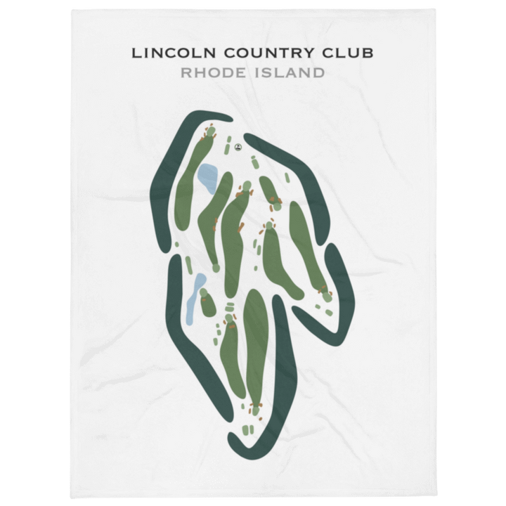Lincoln Country Club, Rhode Island - Printed Golf Courses