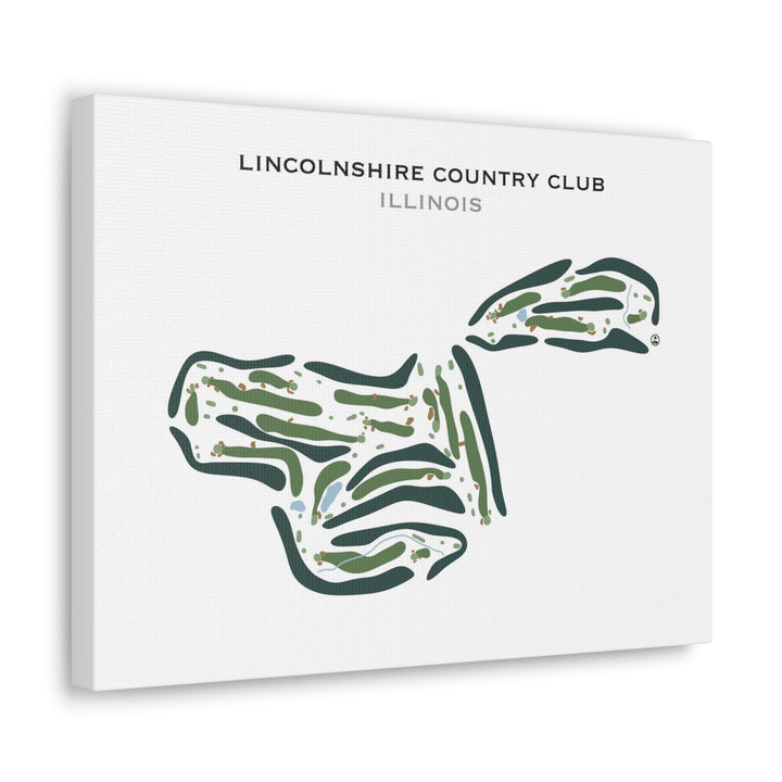 Lincolnshire Country Club, Illinois - Printed Golf Course