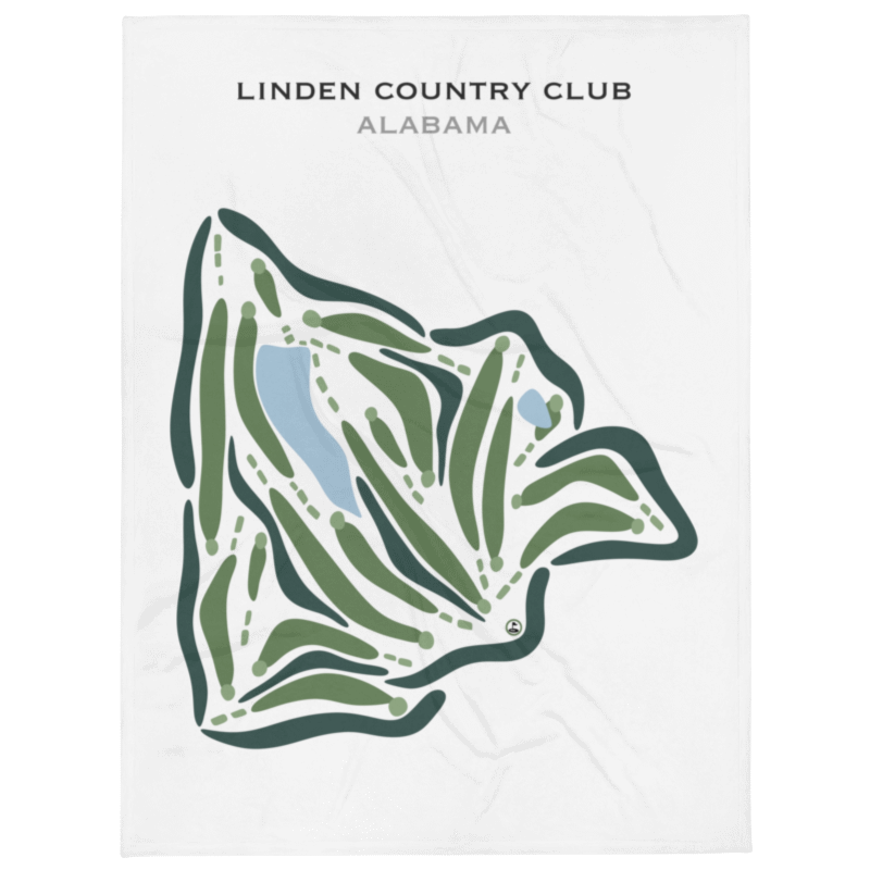 Linden Country Club, Alabama - Printed Golf Courses