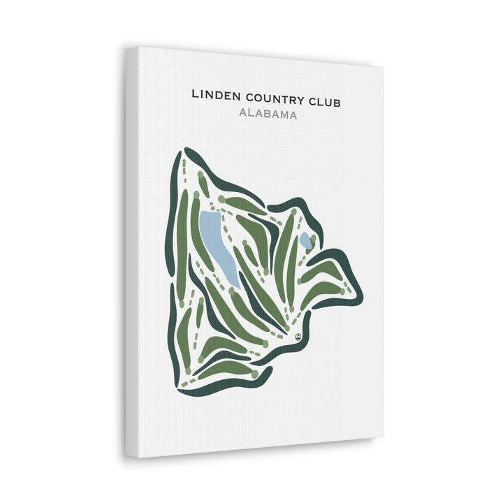 Linden Country Club, Alabama - Printed Golf Courses